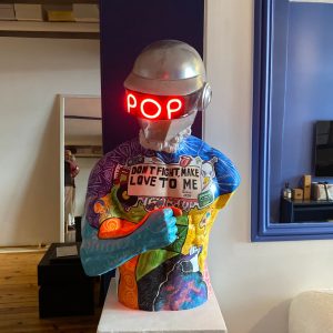 Hercules Pop Helmet Sculpture