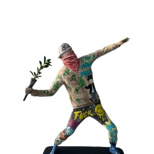 Banksy-Flower Thrower Pop Art